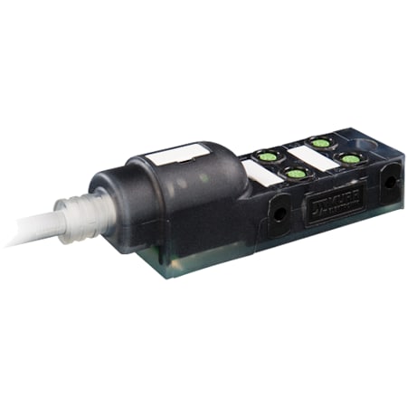 Murrelektronik EXACT8, 4XM8, 3 POLE PRE-WIRED CABLE, 5.0m PUR/PVC 4*0, 34+2*0, 75 8000-84010-3370500